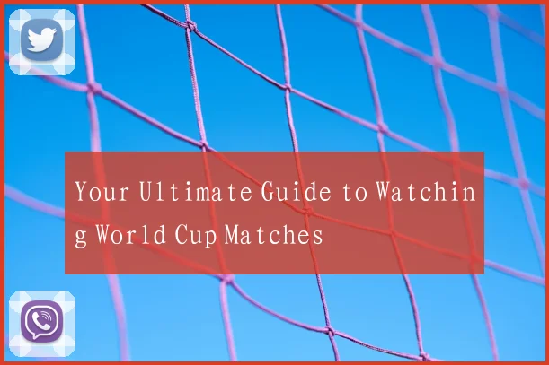 Your Ultimate Guide to Watching World Cup Matches